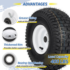 GICOOL double-sealed bearing and 3-inch offset hub for smooth rotation