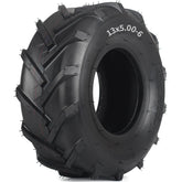 GICOOL front profile of 13x5.00-6 tire showing fit and tread benefit