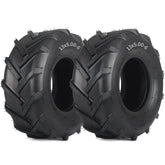 GICOOL front view of 13x5.00-6 tire pair showing tread and profile for reliable traction