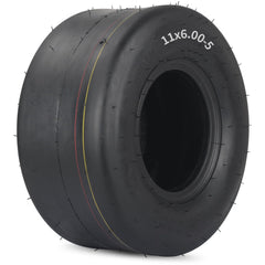 GICOOL front view of 11x6.00-5 tire showing profile and durable build benefits