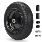 GICOOL front view solid wheel showing overall size and ready-to-install benefit
