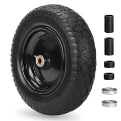 GICOOL front view solid wheel showing overall size and ready-to-install benefit
