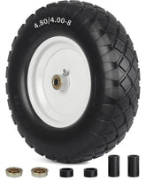 GICOOL front view wheel assembly showing full tire and rim, durable replacement
