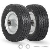 GICOOL front view wheel assembly showing durable construction and easy swap benefit