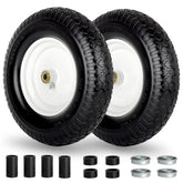 GICOOL front view wheel assembly showing full tire and rim, durable replacement
