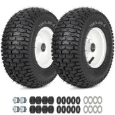 GICOOL front view of assembled 13x5.00-6 wheel showing ready-to-install fit and durability