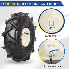GICOOL wheel mounted on 3/4" axle illustrating correct fit benefit