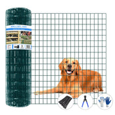GILPWA roll front view showing green PVC-coated welded wire for durable protection
