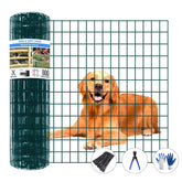 GILPWA front view of green fencing roll showing length and height benefit