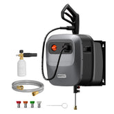 Giraffe Tools front view showing compact wall-mounted design and organized storage benefit