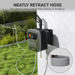 Giraffe Tools Grandfalls quick-connect nozzle set closeup, versatile spray-angle control benefit