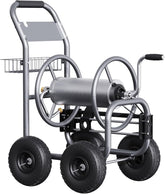Giraffe Tools front view of reel cart showing sturdy build and capacity benefit