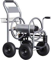 Giraffe Tools front view of reel cart showing sturdy build and capacity benefit