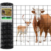 Gisafai front view of 4x100 ft roll showing compact packaging and black finish for easy handling