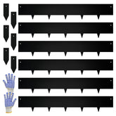 GJWCVL front packaging of 6-pack 6-inch steel edging showing total 20ft for neat borders