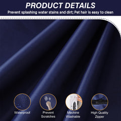 Gleom fabric texture close-up showing water-resistant glossy windbreaker benefit