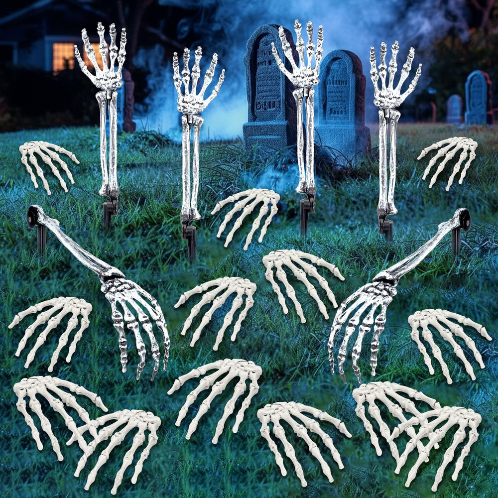 GlikCeil front view of package showing arms and hands for instant yard impact