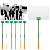 GlikCeil front view of 20-pack sign holders for easy group displays