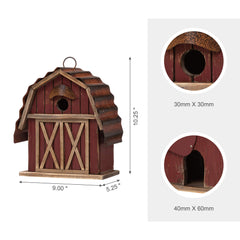 Glitzhome entrance hole and ledge suited for small songbirds