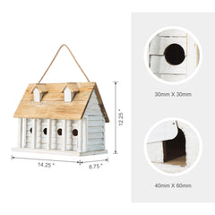 Glitzhome entrance hole and small perch showing safe access for nesting birds