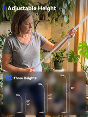 GLOWRIUM rotating head action directing light evenly for uniform plant coverage