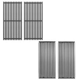 GLOWYE front view of replacement emitter plates and cast iron grates showing full kit benefit