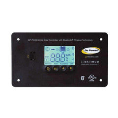 Go Power GP-PWM-30-UL front panel showing display and indicators for easy monitoring