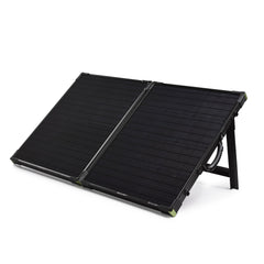 Goal Zero briefcase front closed showing portable case and easy transport benefit