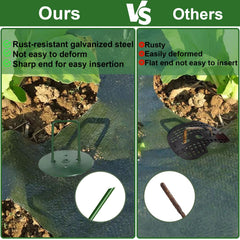 Goboloto staples securing artificial turf edge for a neat, long‑lasting installation