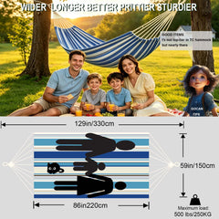 GOCAN hammock rope and metal ring detail highlighting reinforced attachment strength