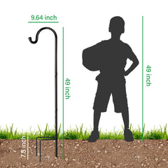 GOFORWILD close-up of curved hook arm highlighting secure hang point for feeders