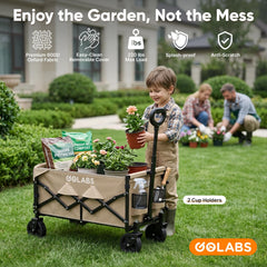 GOLABS WA1 folded flat in a car trunk, GOLABS portability saves vehicle space