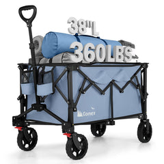 Gonex front view showing wagon packaging and large capacity benefit