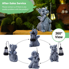 Goodeco dragon solar panel top view demonstrating sun charging benefit