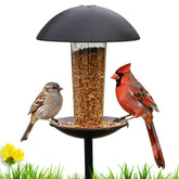 Goodeco feeder front view showing durable design and easy refill