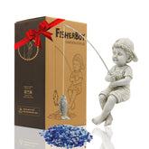 Goodeco Fisherboy front view showing playful pose and durable finish