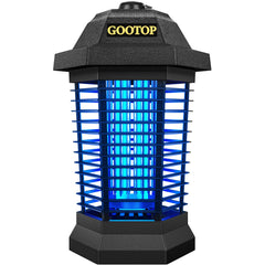 GOOTOP front view showing compact zapper and protective cage for safe use