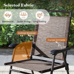 Goplus set in balcony lifestyle scene showing space-saving outdoor dining benefit