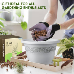 Goproauto pots planted with herbs on balcony demonstrating compact outdoor gardening