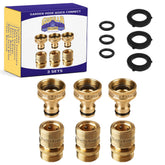 GORILLA EASY CONNECT front view fitting showing durable brass and reliable connection benefit