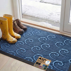 GORILLA GRIP front view showing blue ocean waves and dirt-trapping benefit