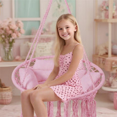 GOUTIME soft pillow with tassels showing cushion comfort and decorative detail