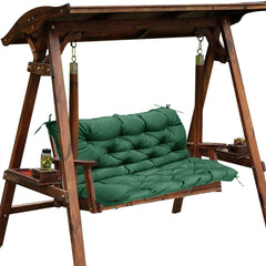 GPPSUNGD front view of dark green bench cushion showing full coverage and neat finish