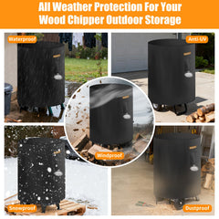 GRABADO adjustable drawstring and buckle securing cover against wind