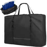 GRAOSO front view of black carrying bag showing storage capacity and convenience