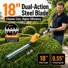 GRASSTIGON adjustable rotating head detail for versatile angle trimming