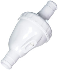 GRE Polaris back-up valve front view showing compact design and easy replacement benefit