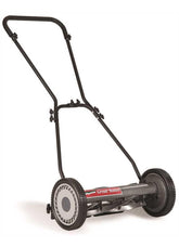Great States front view assembled mower showing compact design and neat cut benefit