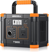 GRECELL front panel showing AC and USB outputs for versatile charging benefits