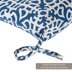 Greendale Home Fashions channel insert detail showing even fill benefit for long-lasting comfort
